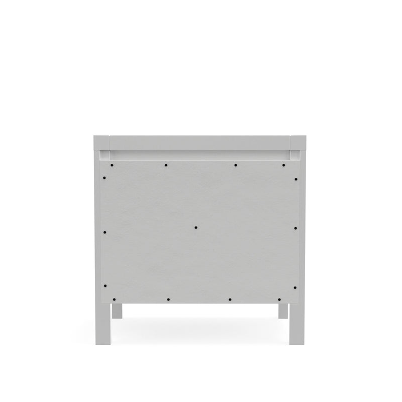 Lorraine 2 Drawer Nightstand, White