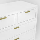 Lorraine 6 Drawer Chest, White Alpine