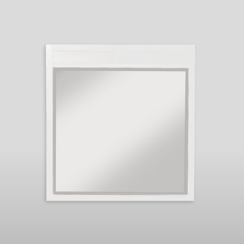 Lorraine Mirror, White