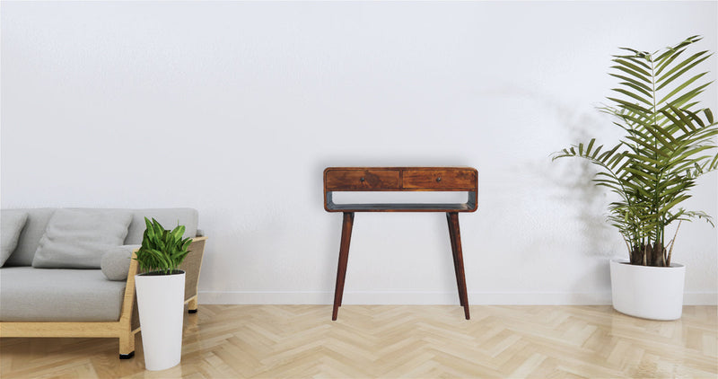 Sonata Chestnut Console Table Artisan
