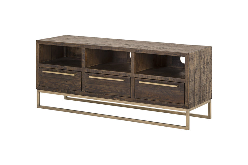 Raquel 3 Drawers & 3 Open Shelves TV Stand Alpine