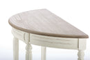 Norah Traditional White Wood French Console Table Baxton