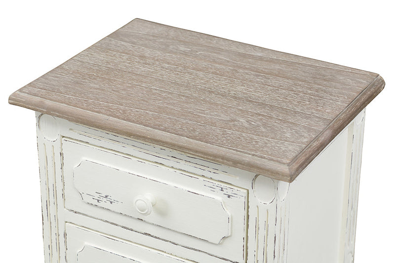Calanthe Accent Nightstand, 2-Drawers Baxton