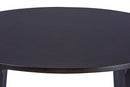 Akemi Dark Brown Wood Round Dining Table Baxton