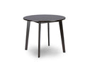 Akemi Dark Brown Wood Round Dining Table Baxton
