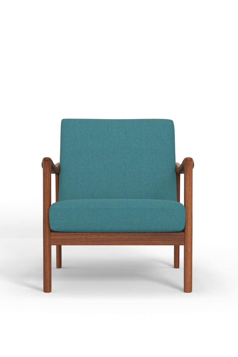 Easton Lounge Chair, Turquoise