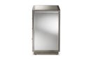 Veronica Mirrored 3-Drawer Cabinet Baxton
