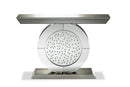 Materra Mirrored Console Table Baxton