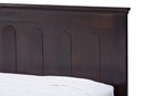 Alora Cappuccino Wood Twin-Size Bed Baxton