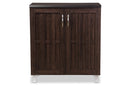 Kelly Dark Brown Sideboard Storage Cabinet Baxton