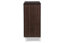 Kelly Dark Brown Sideboard Storage Cabinet Baxton