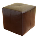 Calandra Bonded Leather Ottoman Baxton