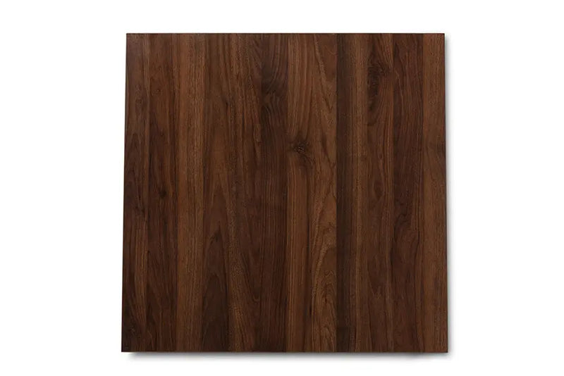 Scottsdale Beige Fabric Upholstered Dark Walnut-Finished 5pcs Wood Dining Set iHome Studio