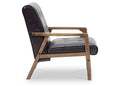 Mozaika Masterpieces Club Chair-Brown Veneer Finish