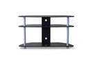Aveneil Black and Silver TV Stand Baxton