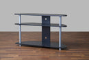 Aveneil Black and Silver TV Stand Baxton