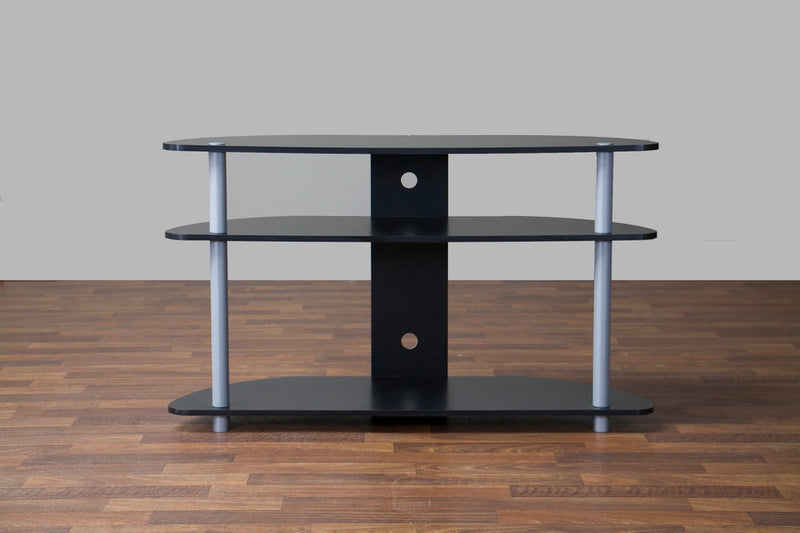 Aveneil Black and Silver TV Stand