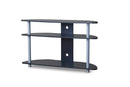 Aveneil Black and Silver TV Stand Baxton