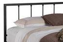 Livinia Industrial Black Bronze Finished Metal Queen Size Platform Bed Baxton