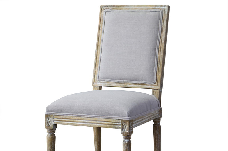 Meryland Birch Wood Traditional French Accent Chair