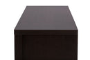 Aberdeen Dark Brown Wood 63-Inch TV Cabinet w/3-drawer Baxton