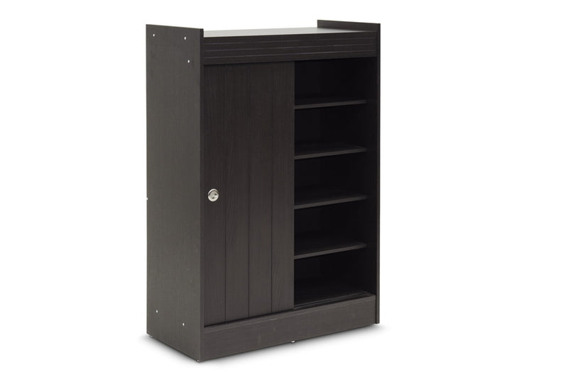 Farica Shoe-Rack Cabinet, 2-Sliding Doors