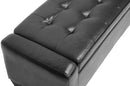Davida Black Ottoman Baxton