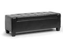 Davida Black Ottoman Baxton