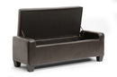 Davida Dark Brown Ottoman