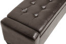 Davida Dark Brown Ottoman