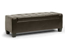 Davida Dark Brown Ottoman