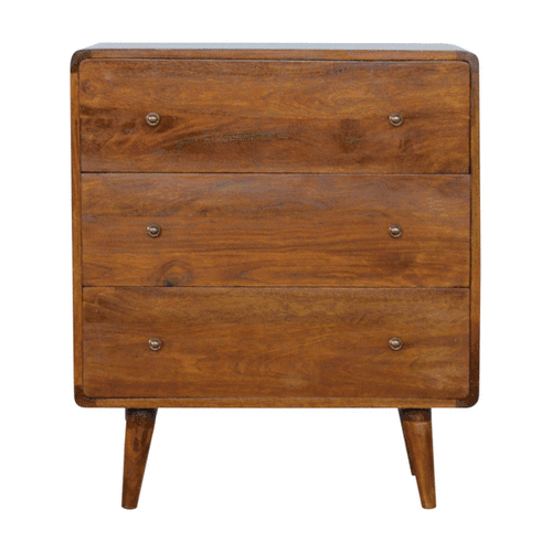 Curved Chestnut Chest Artisan