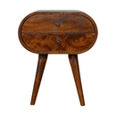 Chestnut Circular nightstand Artisan
