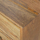 Brass Metal Slot Nightstand