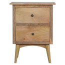Nordic Style Nightstand with 2 Drawers