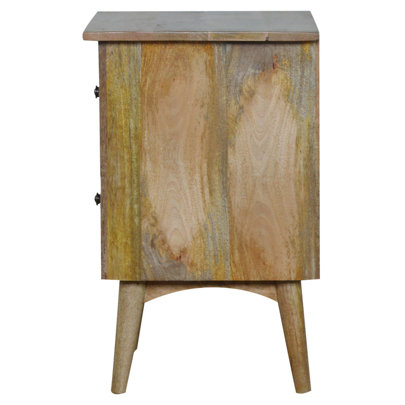 Nordic Style Nightstand with 2 Drawers