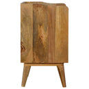 Navy and White Gradient Nightstand