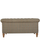 Multi Tweed 2-Seater Chesterfield Sofa Artisan