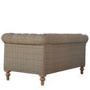 Multi Tweed 2-Seater Chesterfield Sofa Artisan