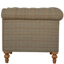 Multi Tweed 2-Seater Chesterfield Sofa Artisan