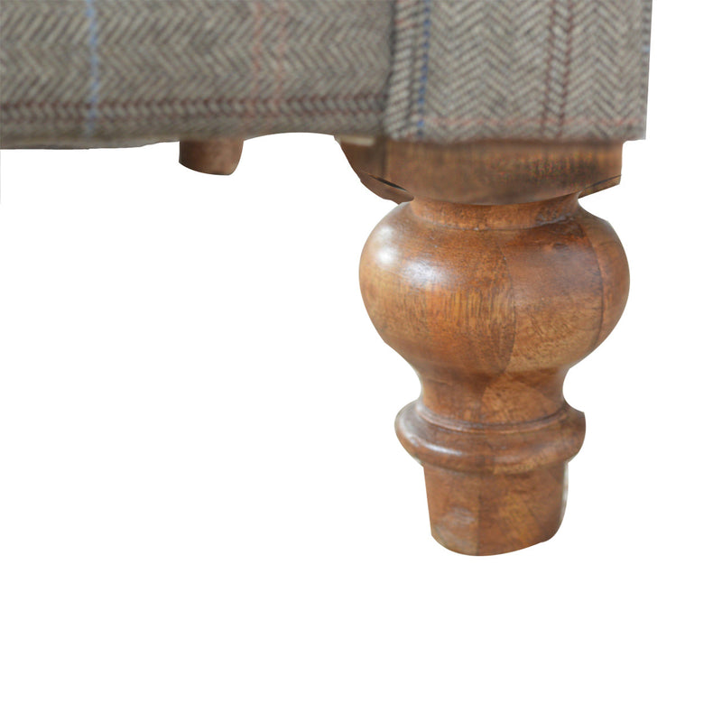 Multi Tweed 2-Seater Chesterfield Sofa Artisan