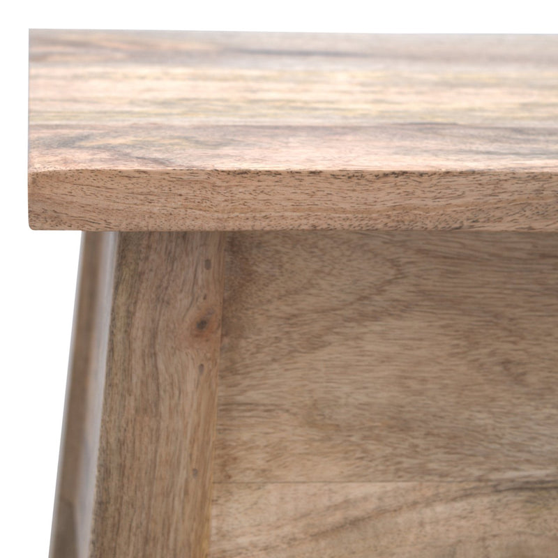 Solid Wood Lid Up Storage Bench Artisan