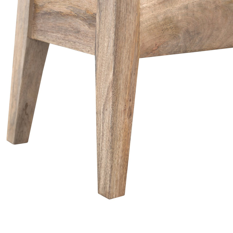Solid Wood Lid Up Storage Bench Artisan