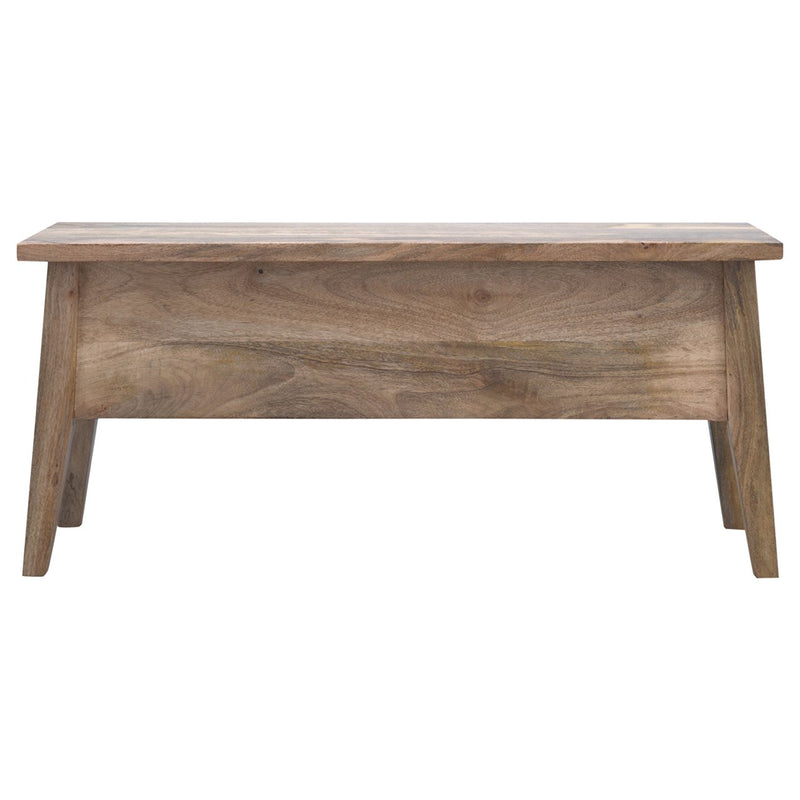 Solid Wood Lid Up Storage Bench Artisan