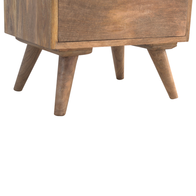 3 Drawer Gallery Nightstand