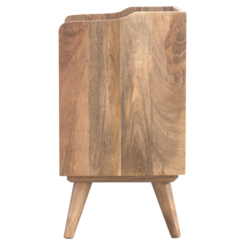 3 Drawer Gallery Nightstand