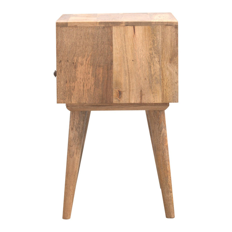 Modern Nightstand with Open Slot Artisan