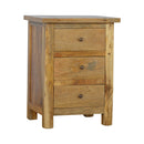 Country 3 Drawer Nightstand
