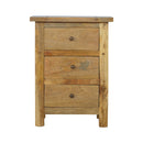 Country 3 Drawer Nightstand