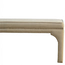 Mud Linen Occasional Bench
